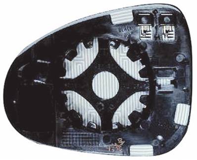 Verre miroir gauche asphérique avec verre miroir degivrant pour VOLKSWAGEN TOUAREG de 2010 à 2014, Neuf