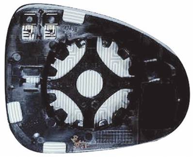 Verre miroir droit avec verre miroir degivrant pour VOLKSWAGEN TOUAREG de 2010 à 2014, Neuf