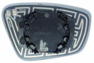 Verre miroir gauche asphérique degivrant avec support pour SEAT MII depuis 2012, Neuf
