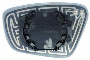 Verre miroir droit degivrant avec support pour SEAT MII depuis 2012, Neuf
