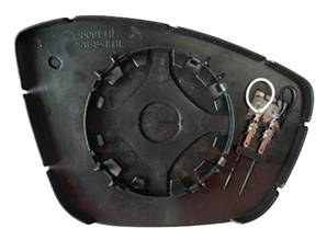 Verre miroir gauche degivrant avec support pour CITROEN C3 de 2016 à 2020, Neuf