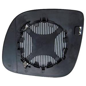 Verre miroir droit degivrant avec support base 108 mm. pour VOLKSWAGEN TRANSPORTER TYP5 de 2009 à 2014, Neuf