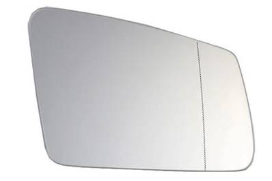 Verre miroir droit asphérique degivrant avec support pour MERCEDES (W176) CLASSE A de 2012 à 2015, Neuf