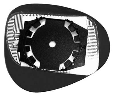 Verre miroir gauche degivrant avec support modèle 9/10>5/11 pour LANCIA YPSILON de 2006 à 2011, Neuf