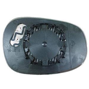 Verre miroir gauche asphérique degivrant avec support avec verre bleu. 2 épingle pour BMW SERIE 3 E90-E91 RY de 2008 à 2012, Neuf