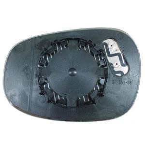 Verre miroir droit asphérique degivrant avec support avec verre bleu. 2 épingle pour BMW SERIE 3 E90-E91 RY de 2008 à 2012, Neuf