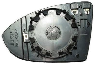 Verre miroir droit degivrant avec support pour VOLKSWAGEN GOLF VII de 2012 à 2016, Neuf