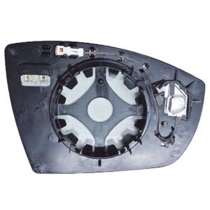 Verre miroir gauche asphérique degivrant avec support avec système capteur depassement pour FORD KUGA de 2013 à 2016, Neuf