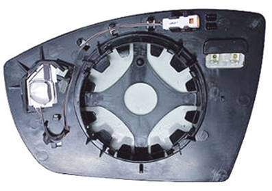 Verre miroir droit asphérique degivrant avec support avec système capteur depassement pour FORD KUGA de 2013 à 2016, Neuf