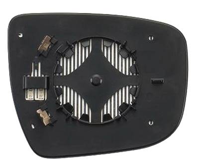 Verre miroir gauche degivrant avec support pour NISSAN QASHQAI de 2014 à 2017, Neuf