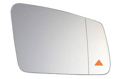 Verre miroir droit asphérique degivrant avec support modèle blind sport assist pour MERCEDES (W176) CLASSE A de 2012 à 2015, Neuf