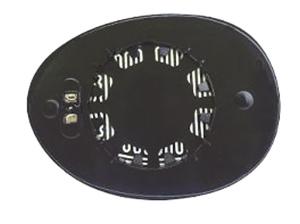 Verre miroir droit degivrant avec support pour MINI de 2014 à 2021, Neuf