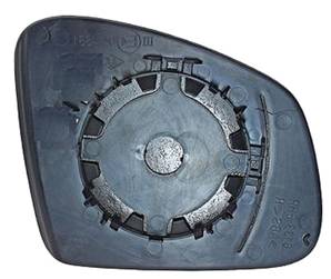 Verre miroir gauche asphérique degivrant avec support pour RENAULT TWINGO de 2014 à 2019, Neuf