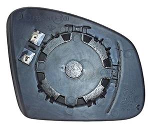 Verre miroir gauche asphérique degivrant avec support pour RENAULT TWINGO de 2014 à 2019, Neuf