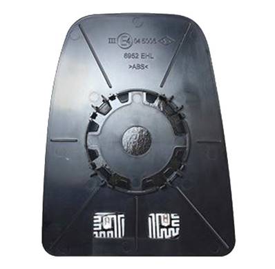 Verre miroir gauche supérieur degivrant avec support pour IVECO DAILY depuis 2014, Neuf