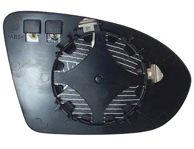 Verre miroir gauche asphérique degivrant avec support pour OPEL ASTRA K depuis 2016, Neuf