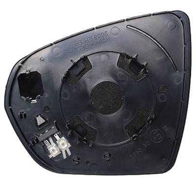 Verre miroir droit degivrant avec support systeme capteur depassement pour CITROEN C5 AIRCROSS depuis 2018, Neuf
