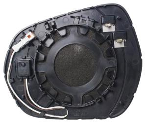 Verre miroir droit degivrant avec support avec système capteur depassement pour FORD FIESTA depuis 2017, Neuf