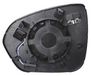 Verre miroir droit degivrant avec support avec système capteur depassement pour DACIA DUSTER depuis 2018, Neuf