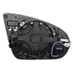 Verre miroir gauche asphérique degivrant avec support avec système capteur depassement 4 épingle pour MERCEDES (W177) CLASSE A depuis 2018, Neuf