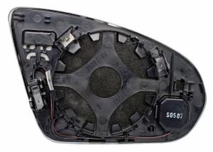Verre miroir gauche asphérique degivrant avec support anti-éblouissement avec système capteur depassement 4+2 épingle pour MERCEDES (W177) CLASSE A depuis 2018, Neuf