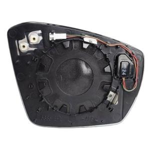 Verre miroir gauche asphérique degivrant avec support avec système capteur depassement pour VOLKSWAGEN T-CROSS depuis 2019, Neuf