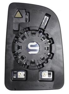 Verre miroir gauche supérieur degivrant avec support modèle 1/19> pour MERCEDES (W906) SPRINTER depuis 2018, Neuf