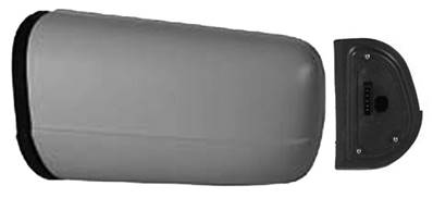 Rétroviseur gauche asphérique électrique degivrant à peindre 5 épingle modèle 1/98>5/00 pour MERCEDES (W180-202) CLASSE C de 1993 à 2000, Neuf