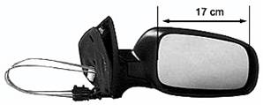 Rétroviseur gauche asphérique mécanique modèle grand pour VOLKSWAGEN BORA de 1998 à 2003, Neuf