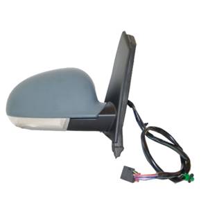Rétroviseur droit électrique degivrant avec indicateur direction à peindre pour VOLKSWAGEN GOLF V PLUS de 2005 à 2009, Neuf