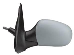 Rétroviseur gauche asphérique mécanique à peindre pour RENAULT CLIO II de 1998 à 2001, Neuf