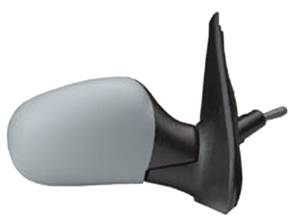 Rétroviseur droit mécanique à peindre pour RENAULT CLIO II de 1998 à 2001, Neuf