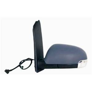 Rétroviseur gauche asphérique électrique degivrant avec indicateur direction à peindre pour VOLKSWAGEN TOURAN de 2003 à 2006, Neuf