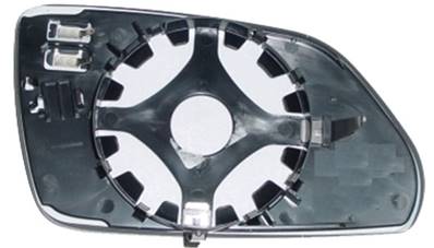 Verre miroir gauche asphérique degivrant avec support pour SKODA OCTAVIA de 2004 à 2009, Neuf