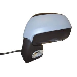 Rétroviseur gauche électrique degivrant avec indicateur direction avec feu de courtoisie avec mémoire rabattable à peindre avec base noire verre azur 15 épingle pour CITROEN C4 PICASSO de 2006 à 2010, Neuf
