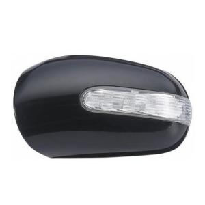 Coque de rétroviseur gauche avec indicateur direction à peindre pour MERCEDES (W163) CLASSE ML de 2002 à 2005,