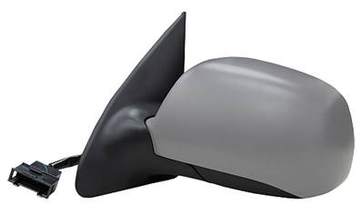 Rétroviseur gauche asphérique électrique degivrant à peindre avec connect. rectangulaire modèle grand pour SKODA FABIA de 2000 à 2004, Neuf