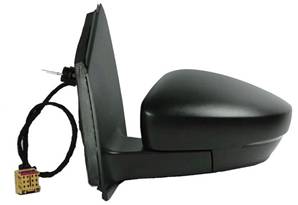 Rétroviseur gauche asphérique mécanique avec indicateur direction avec connecteur carré pour VOLKSWAGEN POLO de 2009 à 2014, Neuf