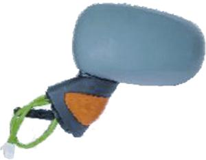 Rétroviseur gauche asphérique électrique degivrant avec indicateur direction orange rabattable à peindre pour RENAULT MODUS de 2004 à 2008, Neuf