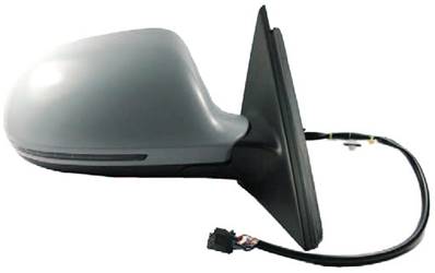 Rétroviseur droit électrique degivrant avec indicateur direction avec lane assist à peindre 8 épingle modèle 11/07>6/09 pour AUDI A4 de 2007 à 2011, Neuf