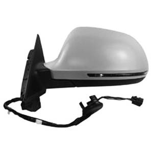 Rétroviseur gauche asphérique électrique degivrant avec indicateur direction à peindre 8 épingle modèle 3 porte 7/08>4/10 pour AUDI A3 RY de 2008 à 2012, Neuf