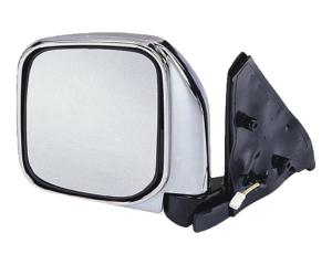 Rétroviseur gauche électrique degivrant rabattable avec coque chromé pour MITSUBISHI PAJERO de 2000 à 2002, Neuf