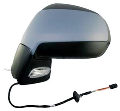 Rétroviseur gauche électrique degivrant avec indicateur direction avec feu de courtoisie rabattable à peindre 9 épingle pour PEUGEOT 3008 de 2009 à 2013, Neuf