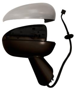 Rétroviseur droit électrique degivrant noir et coque de rétroviseur à peindre 5 épingle pour OPEL MERIVA de 2010 à 2013, Neuf