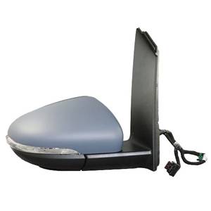 Rétroviseur droit électrique degivrant avec indicateur direction avec mémoire à peindre (13 pin) pour VOLKSWAGEN TOURAN de 2010 à 2015, Neuf