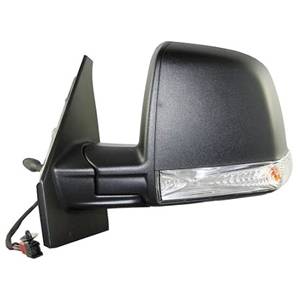 Rétroviseur gauche mécanique noir direction avec indicateur modèle combi/panoramique pour FIAT DOBLO de 2010 à 2014, Neuf