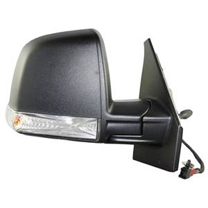 Rétroviseur droit mécanique noir direction avec indicateur modèle combi/panoramique pour FIAT DOBLO de 2010 à 2014, Neuf