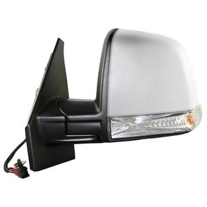Rétroviseur gauche électrique degivrant avec indicateur direction à peindre 6 épingle modèle combi/panoramique pour FIAT DOBLO de 2010 à 2014, Neuf