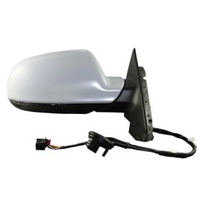 Rétroviseur droit électrique degivrant avec indicateur direction à peindre 8 épingle modèle 5 porte 5/10>8/12 pour AUDI A3 RY de 2008 à 2012, Neuf