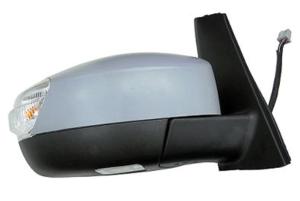 Rétroviseur droit électrique degivrant avec indicateur direction rabattable à peindre système capteur depassement pour FORD C-MAX de 2010 à 2015, Neuf